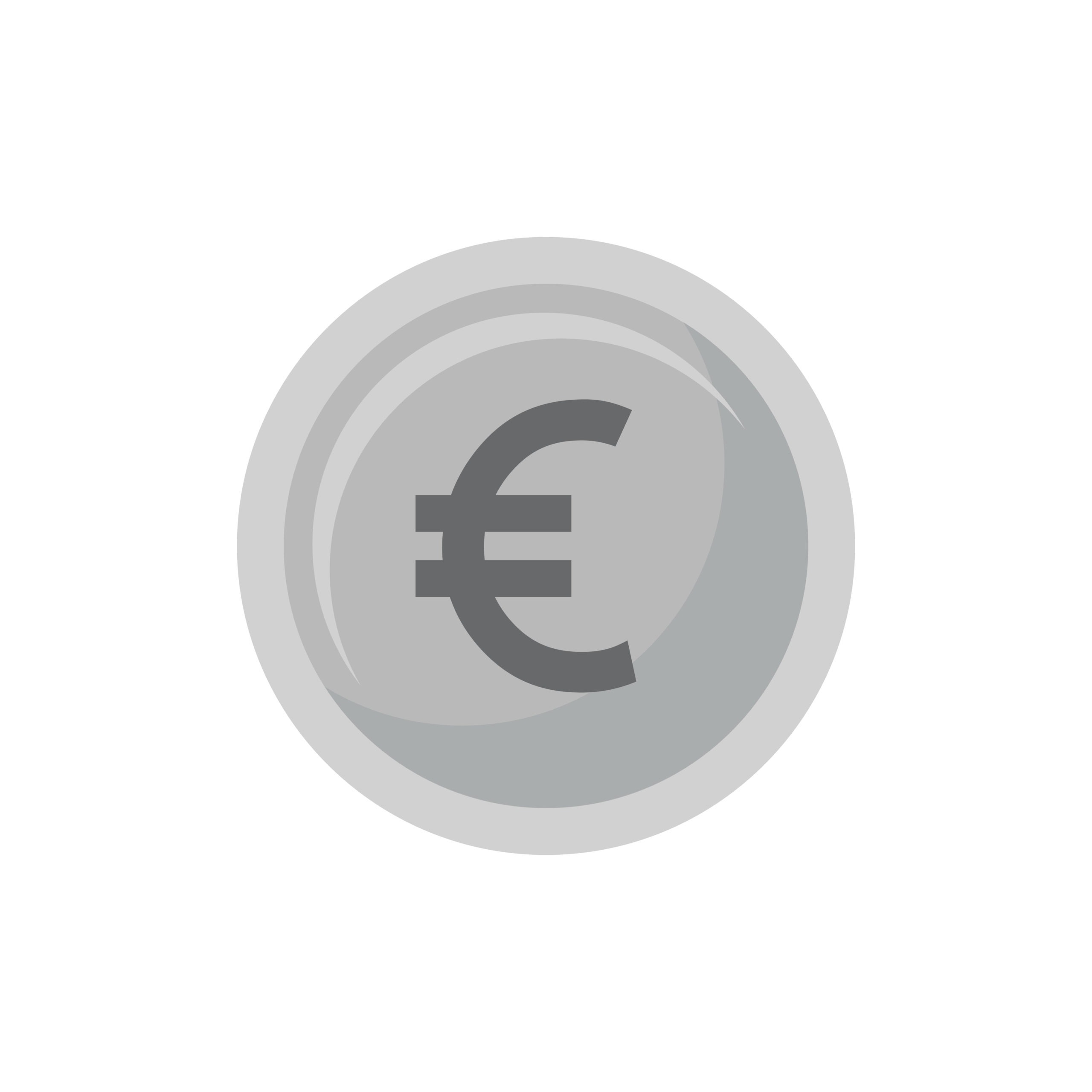 illustration vectorielle du symbole euro