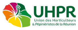 Logo UHPR Logo de l'union des horticulteurs et pépiniéristes de La Réunion